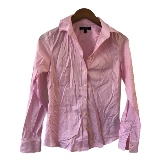 Banana Republic Pink Blouse - Size 4 small - Picture 9 of 9
